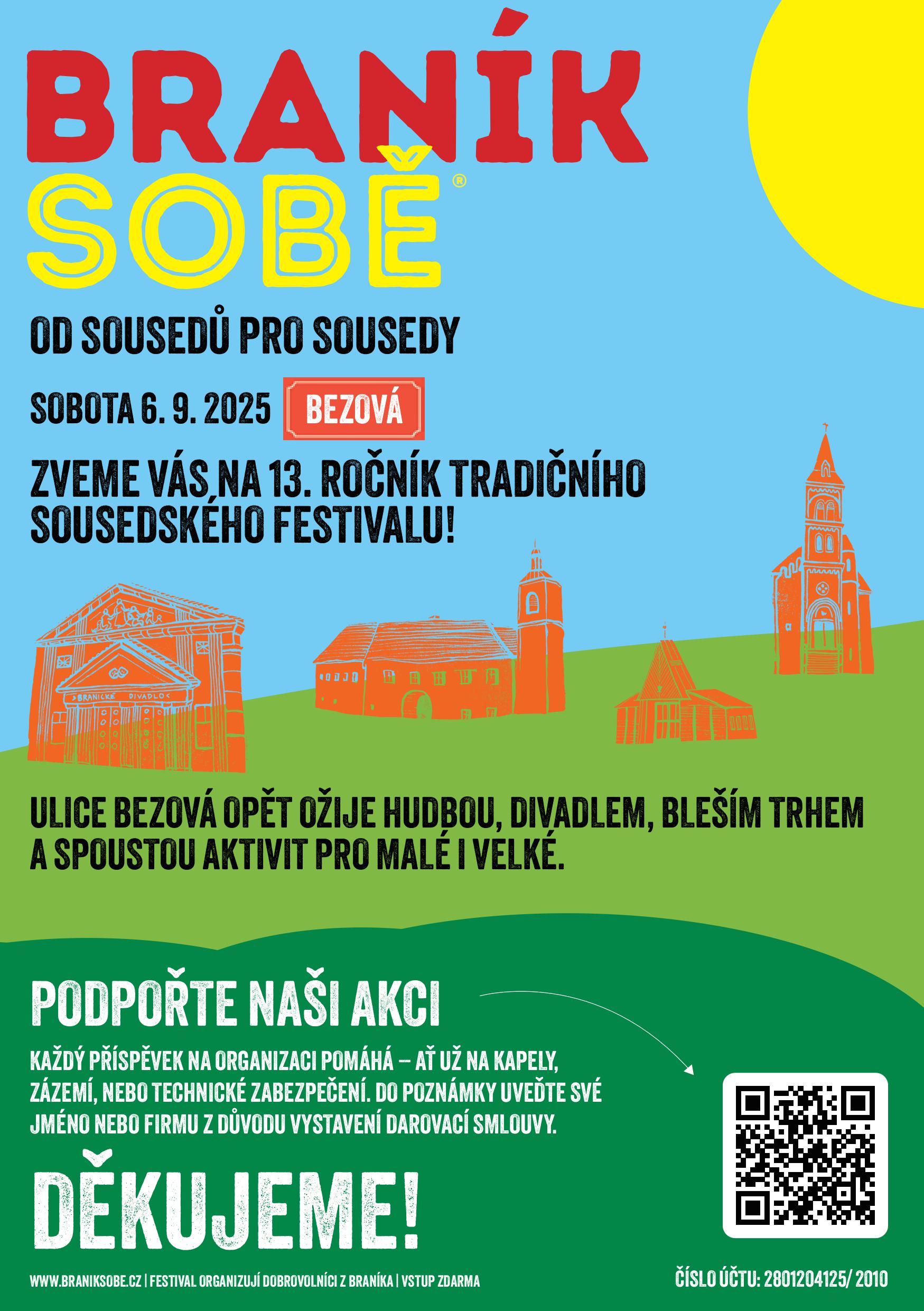 Hledáme sponzory na Braník Sobě